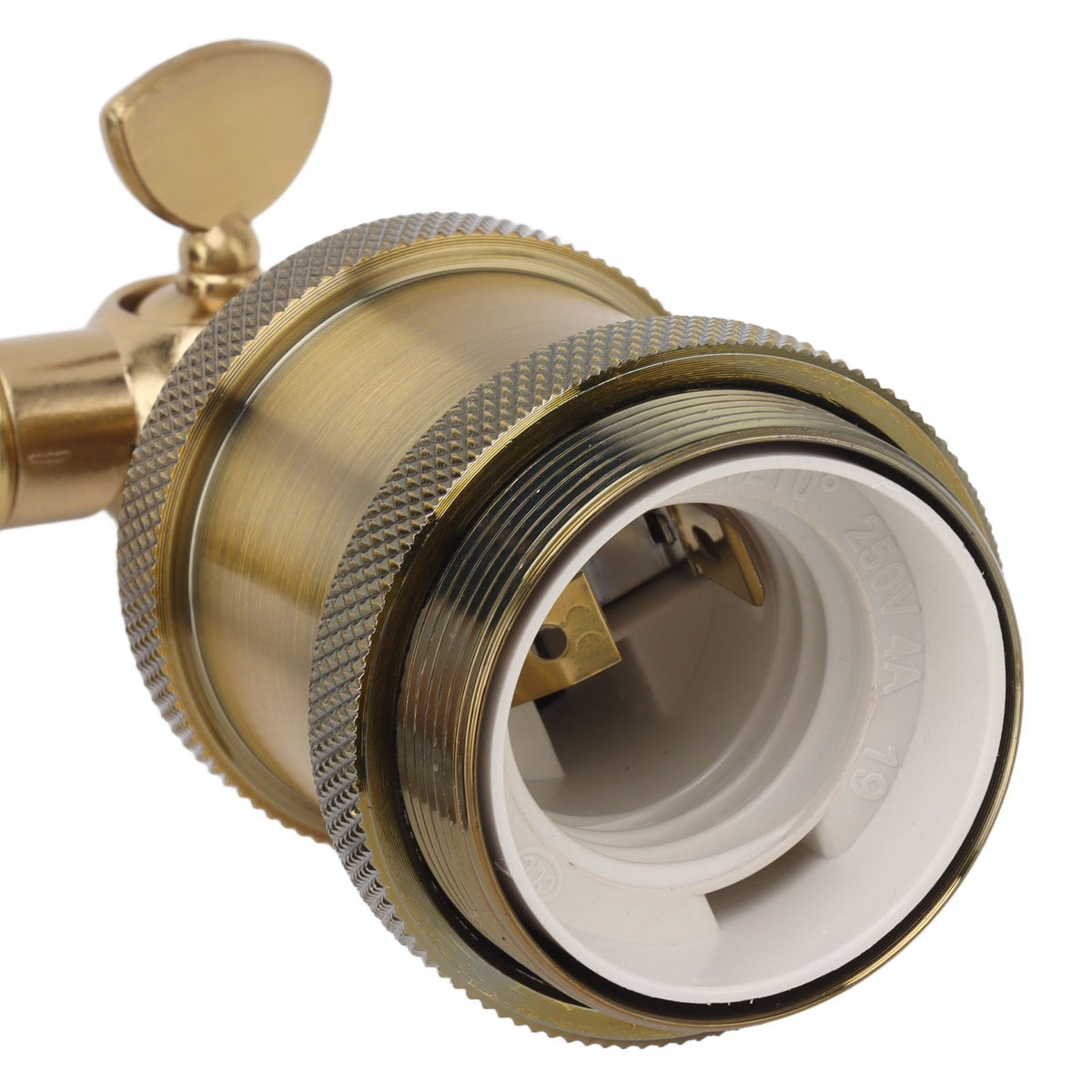 Retro Wall Sconce E27 E26 Iron Adjustable Vintage Wall Mounted Lamp Lighting Fixture Set with Switch for Bedroom Living Room Bar 85‑265V Gold