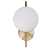 Glass Wall Sconce Indoor Wall Sconce Golden E27 E26 Wall Lamp Holder 85‑265V for Bedroom