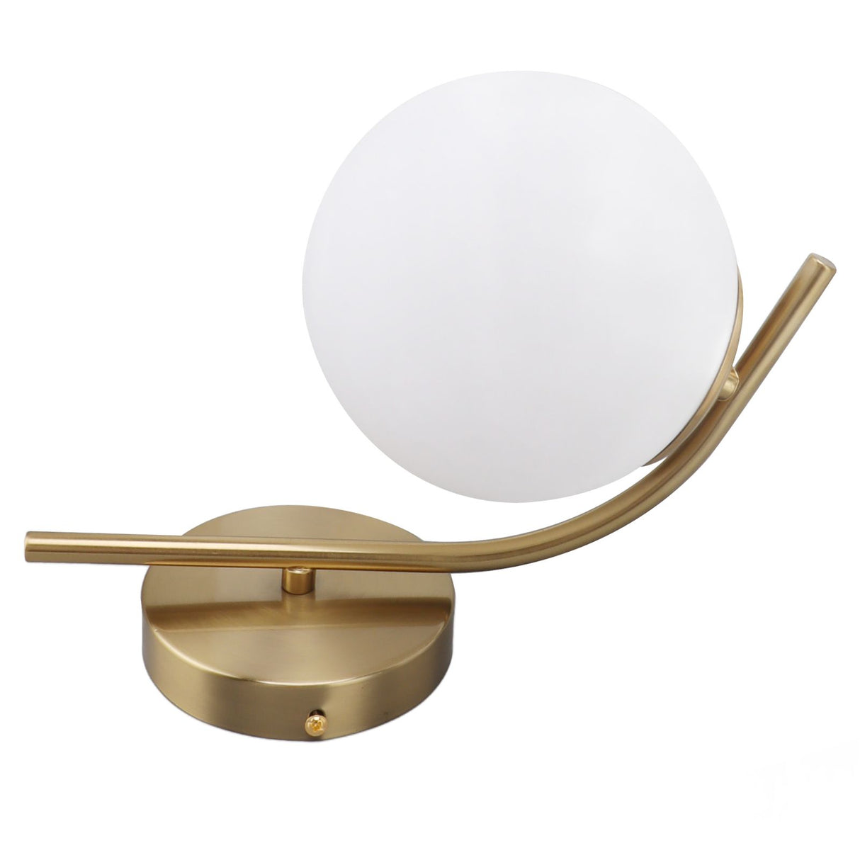 Glass Wall Sconce Indoor Wall Sconce Golden E27 E26 Wall Lamp Holder 85‑265V for Bedroom