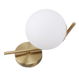 Glass Wall Sconce Indoor Wall Sconce Golden E27 E26 Wall Lamp Holder 85‑265V for Bedroom