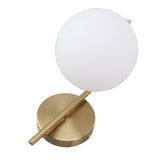 Glass Wall Sconce Indoor Wall Sconce Golden E27 E26 Wall Lamp Holder 85‑265V for Bedroom