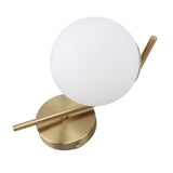 Glass Wall Sconce Indoor Wall Sconce Golden E27 E26 Wall Lamp Holder 85‑265V for Bedroom - Extra Image