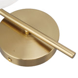 Glass Wall Sconce Indoor Wall Sconce Golden E27 E26 Wall Lamp Holder 85‑265V for Bedroom - Extra Image