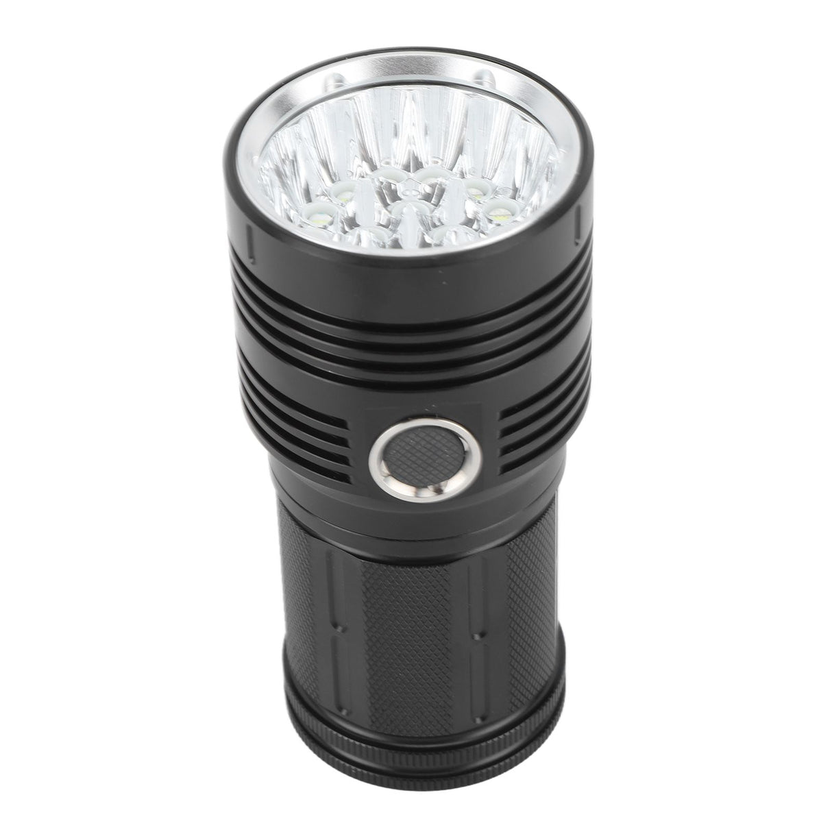 Strong Light Flashlight 10000LM 300‑500 Meters LED 4 Modes Rechargeable Handheld Camping Light for Cycling Fishing