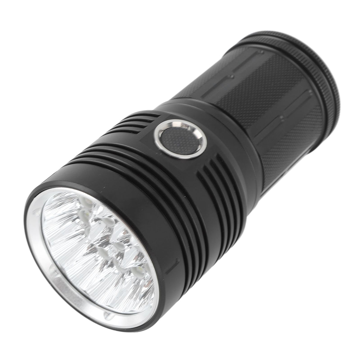 Strong Light Flashlight 10000LM 300‑500 Meters LED 4 Modes Rechargeable Handheld Camping Light for Cycling Fishing