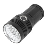 Strong Light Flashlight 10000LM 300‑500 Meters LED 4 Modes Rechargeable Handheld Camping Light for Cycling Fishing