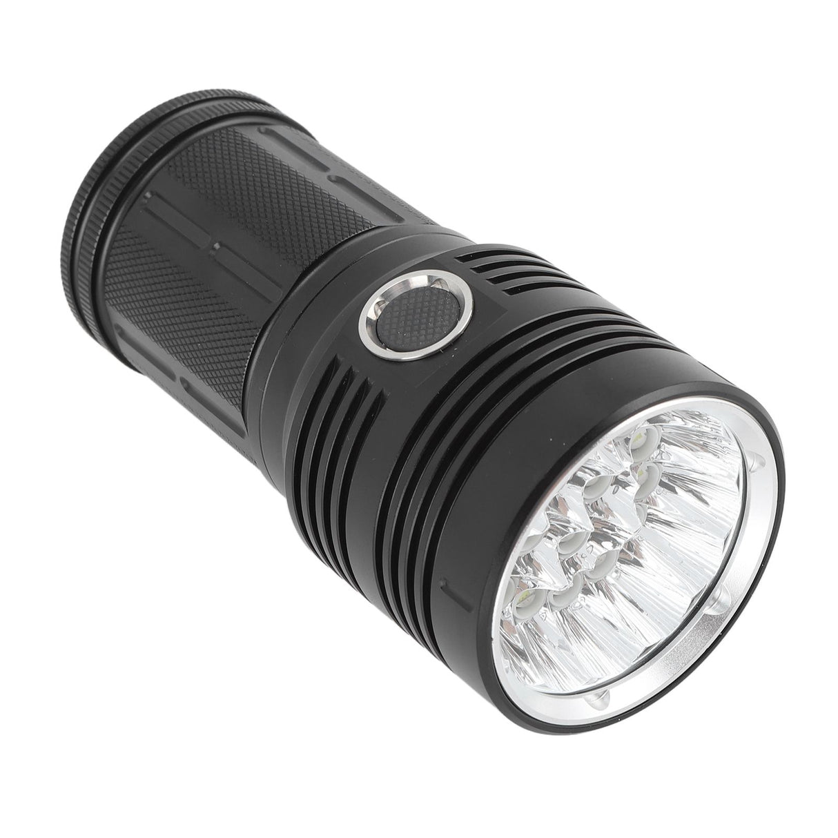 Strong Light Flashlight 10000LM 300‑500 Meters LED 4 Modes Rechargeable Handheld Camping Light for Cycling Fishing
