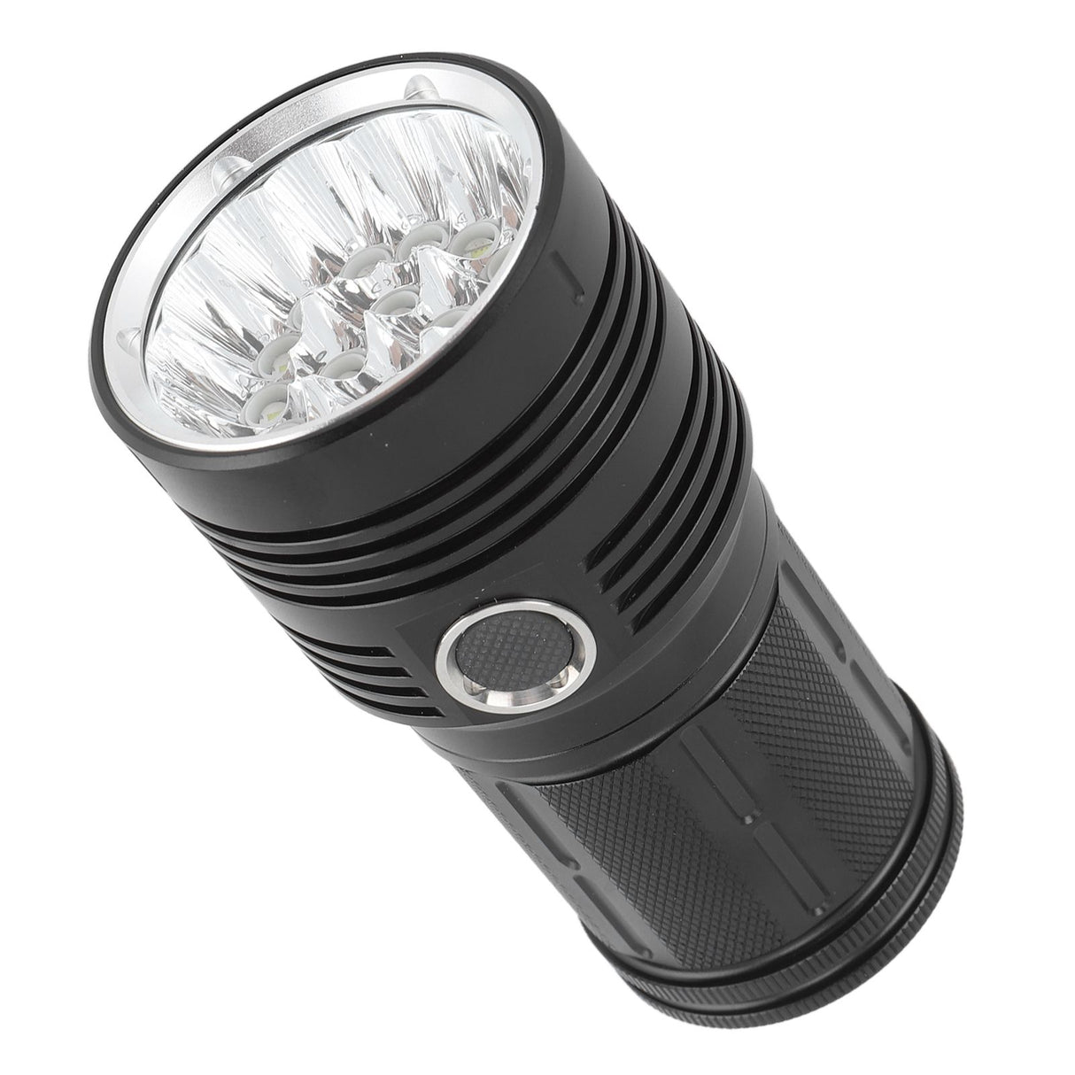 Strong Light Flashlight 10000LM 300‑500 Meters LED 4 Modes Rechargeable Handheld Camping Light for Cycling Fishing