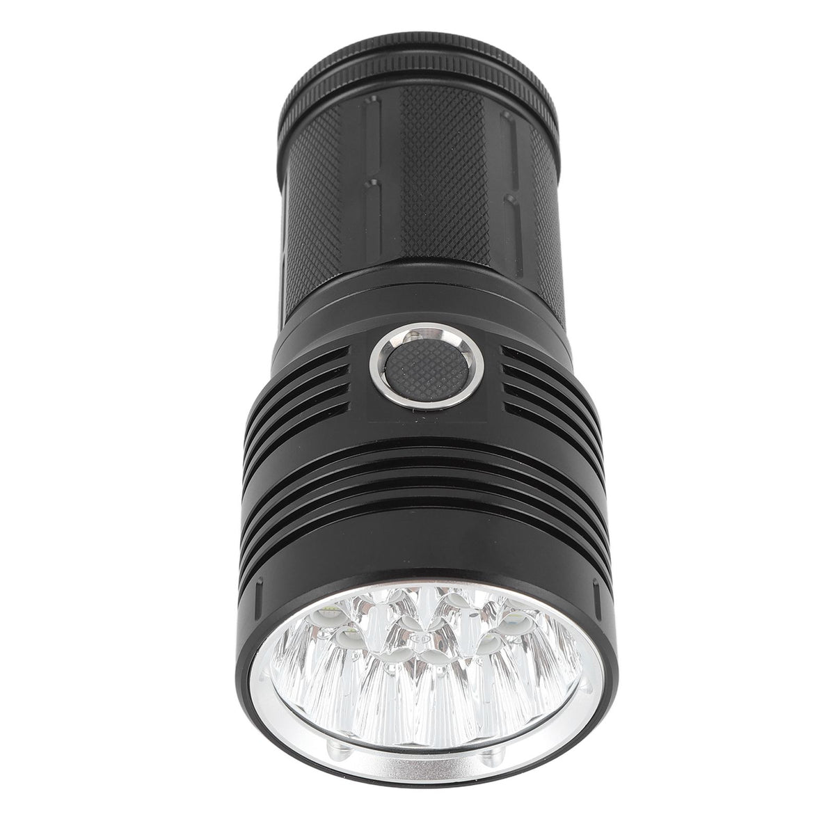 Strong Light Flashlight 10000LM 300‑500 Meters LED 4 Modes Rechargeable Handheld Camping Light for Cycling Fishing