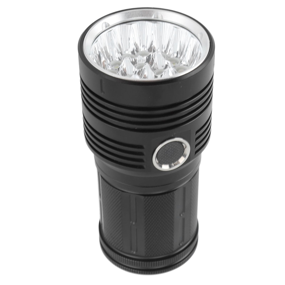 Strong Light Flashlight 10000LM 300‑500 Meters LED 4 Modes Rechargeable Handheld Camping Light for Cycling Fishing