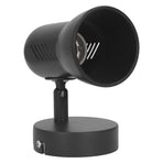 Wall Light Bulb Holder E26 Rotatable Matte Black Easy Installation Wall Mounted Bulb Socket for Bedroom Office 85‑265V