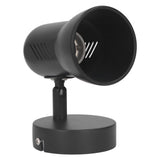 Wall Light Bulb Holder E26 Rotatable Matte Black Easy Installation Wall Mounted Bulb Socket for Bedroom Office 85‑265V - Front View