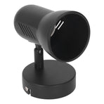 Wall Light Bulb Holder E26 Rotatable Matte Black Easy Installation Wall Mounted Bulb Socket for Bedroom Office 85‑265V