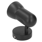 Wall Light Bulb Holder E26 Rotatable Matte Black Easy Installation Wall Mounted Bulb Socket for Bedroom Office 85‑265V