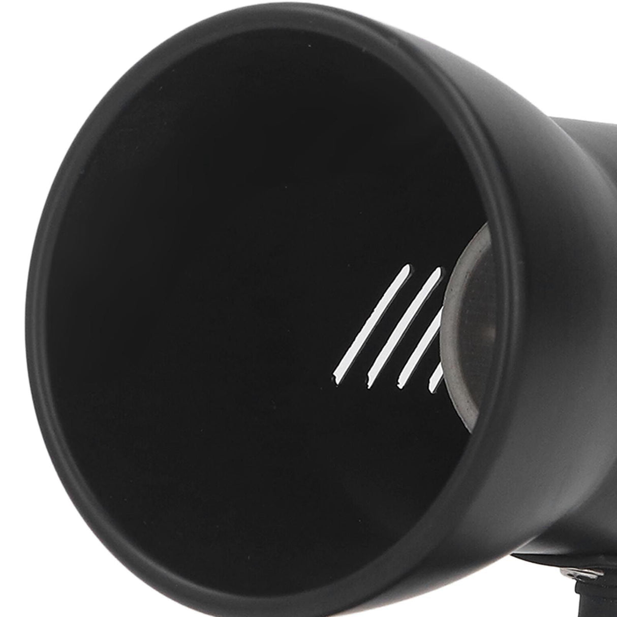 Wall Light Bulb Holder E26 Rotatable Matte Black Easy Installation Wall Mounted Bulb Socket for Bedroom Office 85‑265V