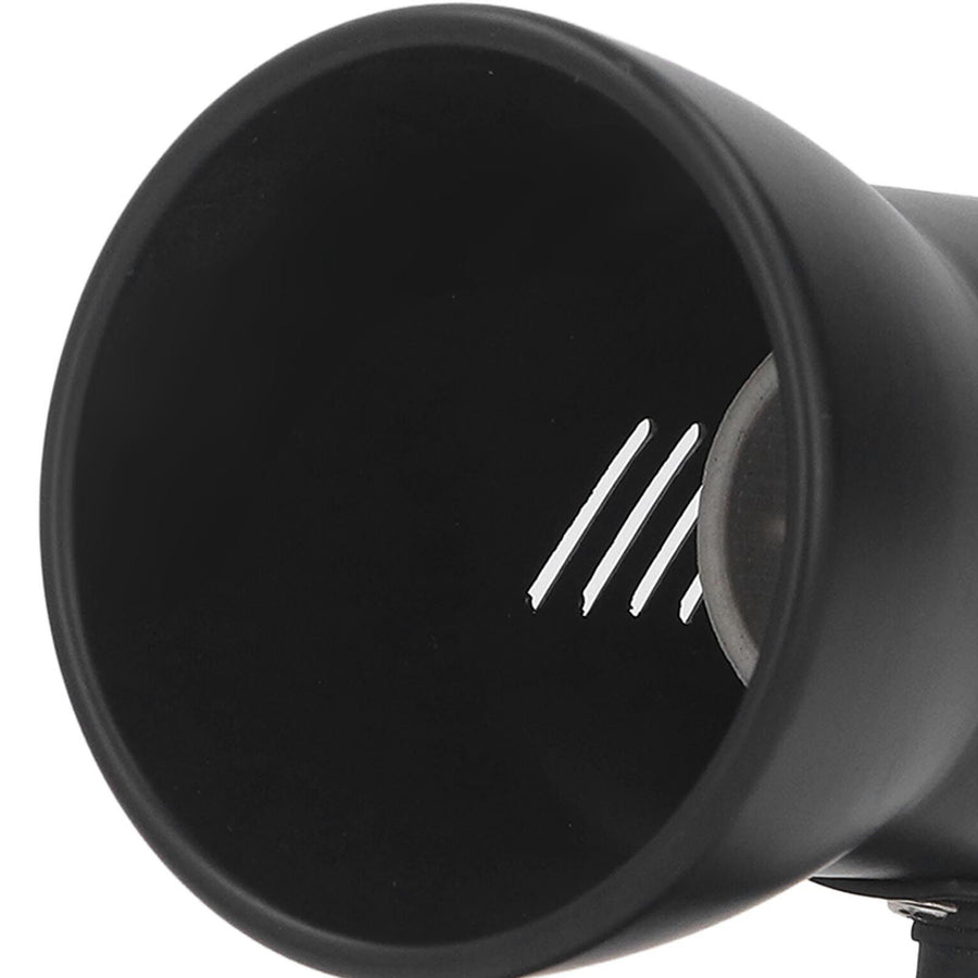 Wall Light Bulb Holder E26 Rotatable Matte Black Easy Installation Wall Mounted Bulb Socket for Bedroom Office 85‑265V