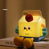 Milk Box Night Lamp Rechargeable LED Night Light Timing Bedside Light for Home Bedroom - Extra Image