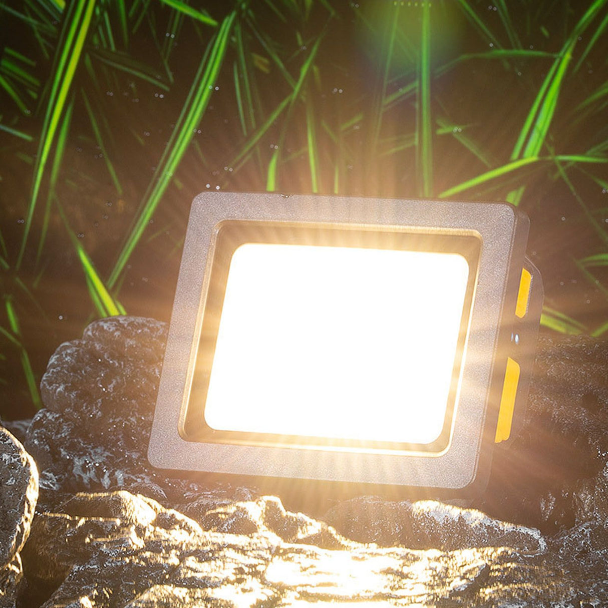 LED Work Light with Hanging Hook 7 Modes Portable 24LED Floodlight Searchlight Camping Lamp for Mining