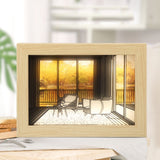 Decorative Light Painting 3 Light Modes LED Lighting Painting Decoration for Living Room Wall Art Decoration L 12.6x9.1x1.2 In - Extra Image