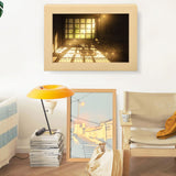LED Light Painting USB Plug 3 Light Modes Brightness Adjustable LED Decorative Light Painting Bedside Picture S - Extra Image