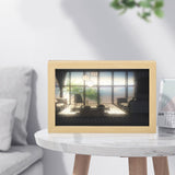 LED Decorative Light Painting USB Powered Japan Anime Style Seaside Modern Simulate Sunshine Drawing Night Light for Bedroom Living Room Office L - Extra Image