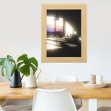 LED Decorative Light Painting USB 5V 3 Lighting Modes Press Japanese Anime Mountains Rivers Pattern Light Art Painting for Bedroom Office S - Extra Image