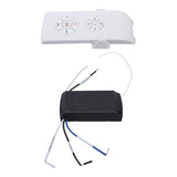 Universal Ceiling Fan Remote Control Kit Wireless Ceiling Fan Light Remote Control Kit English Version 85‑240V - Top-Down View
