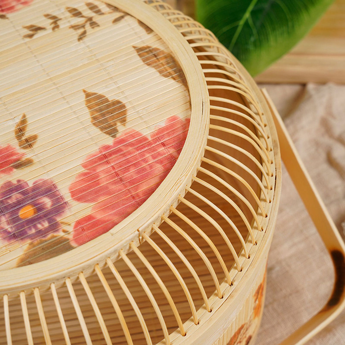 Rattan Small Bamboo Basket Hand Woven Children's Bamboo Woven Straw Bag