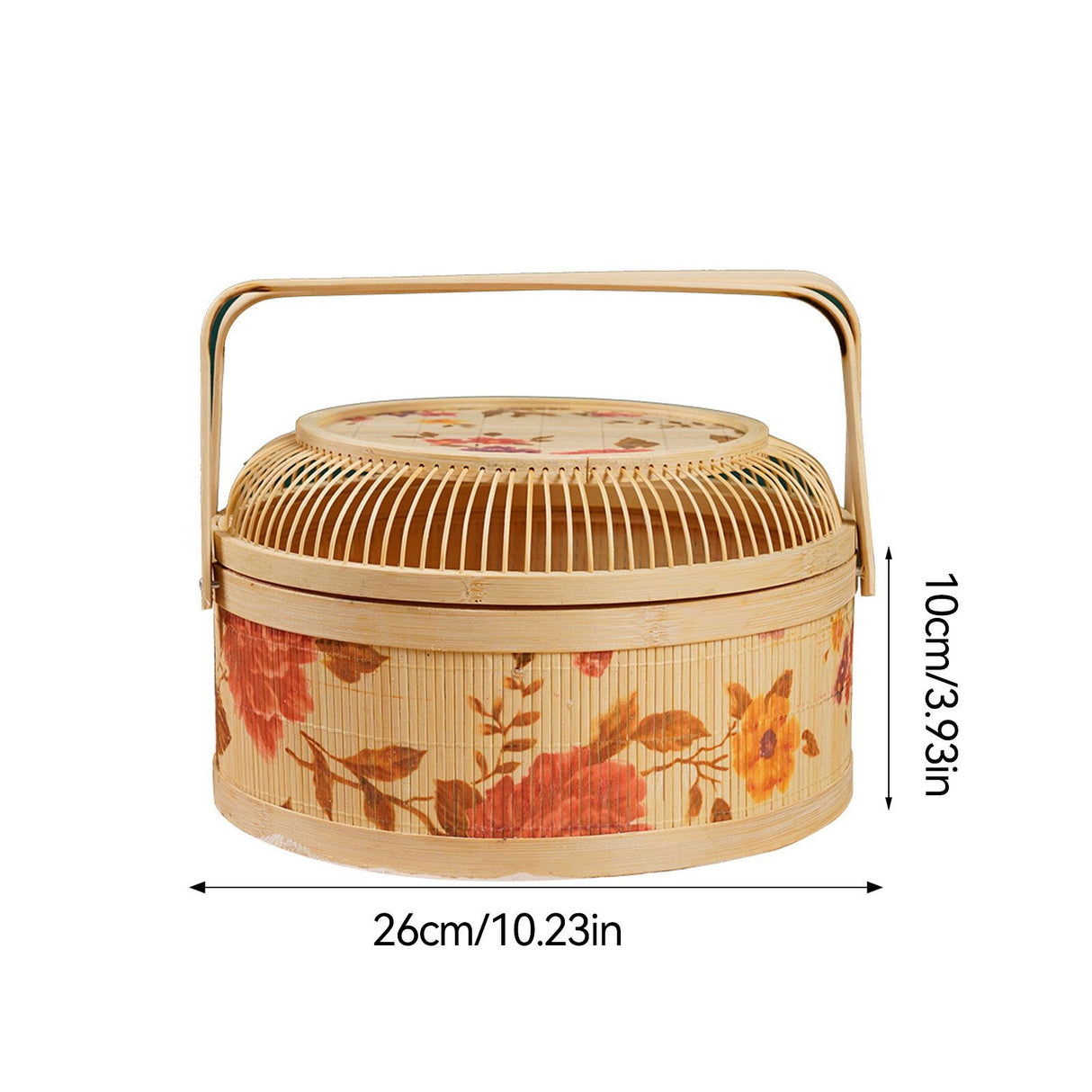 Rattan Small Bamboo Basket Hand Woven Children's Bamboo Woven Straw Bag