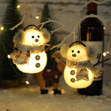 2pcs Enchanting Illuminated Mini Snowman Ornament for Christmas Home Decor - Extra Image
