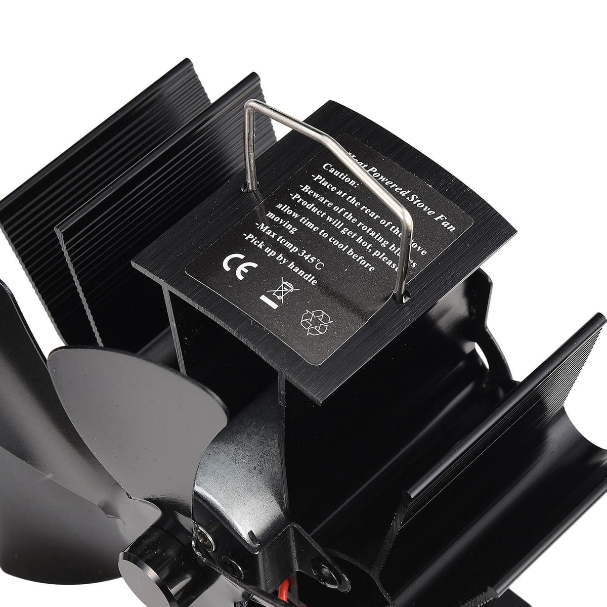 Stove Fan 6 Blade Mini Fireplace Fan Heat Powered Wood Stove Fan