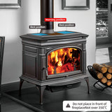 Stove Fan 6 Blade Mini Fireplace Fan Heat Powered Wood Stove Fan - Extra Image