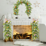 Simulation Egg Rattan Garland Artificial Easter Eggs Flower Garland Home Greenery Decor