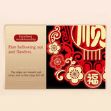 Door Decals for Dragon Year Festive 3D Hanging Decorations for Entrance Door and Window Flower Decor