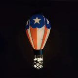 LED Solar Hot Air Balloon Lamp Garden Hanging Night Light for Outdoor Home Party Decor