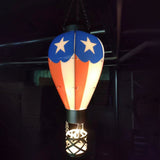 LED Solar Hot Air Balloon Lamp Garden Hanging Night Light for Outdoor Home Party Decor