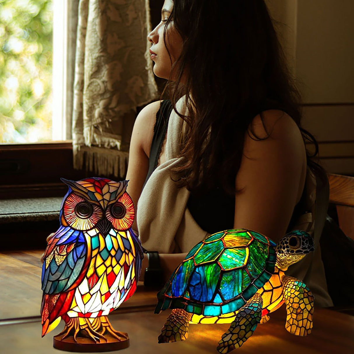 Animal Desk Lamp Cartoon Animal Bedside Lamp Home Decor Table Light for Living Room Bedroom