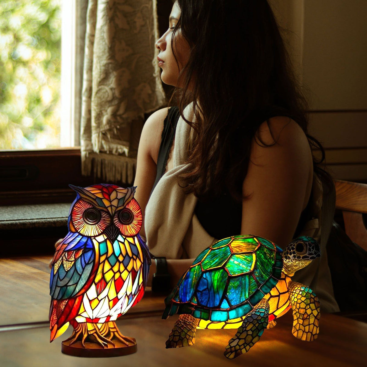 Animal Desk Lamp Cartoon Animal Bedside Lamp Home Decor Table Light for Living Room Bedroom