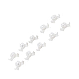 20Pcs Plant Bender Plastic Low Stress 90 Degree Angle Adjustable Plant Training Clips for Green House Garden White