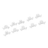 20Pcs Plant Bender Plastic Low Stress 90 Degree Angle Adjustable Plant Training Clips for Green House Garden White