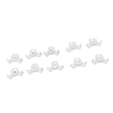 20Pcs Plant Bender Plastic Low Stress 90 Degree Angle Adjustable Plant Training Clips for Green House Garden White