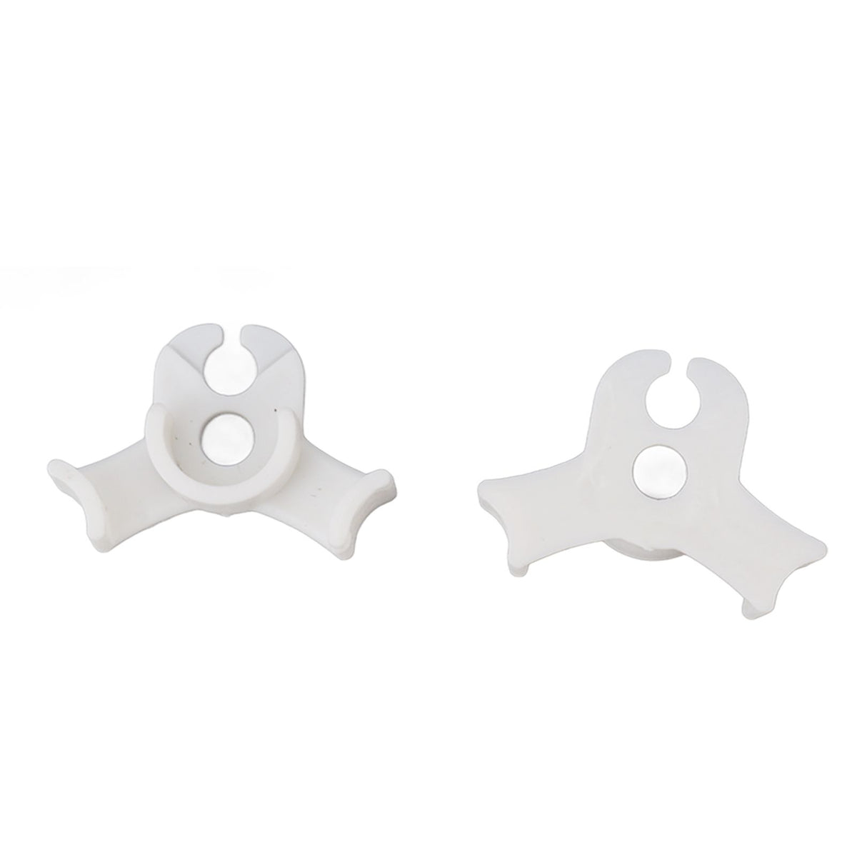 20Pcs Plant Bender Plastic Low Stress 90 Degree Angle Adjustable Plant Training Clips for Green House Garden White