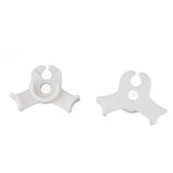 20Pcs Plant Bender Plastic Low Stress 90 Degree Angle Adjustable Plant Training Clips for Green House Garden White