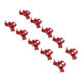 20Pcs Plant Bender Plastic Low Stress 90 Degree Angle Adjustable Plant Training Clips for Green House Garden Red