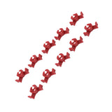 20Pcs Plant Bender Plastic Low Stress 90 Degree Angle Adjustable Plant Training Clips for Green House Garden Red