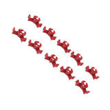 20Pcs Plant Bender Plastic Low Stress 90 Degree Angle Adjustable Plant Training Clips for Green House Garden Red