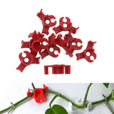 20Pcs Plant Bender Plastic Low Stress 90 Degree Angle Adjustable Plant Training Clips for Green House Garden Red