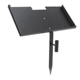 Grave Marker Stand Marker Holder Iron Anti Fade Easy Assembly Matte Finish Drain Hole Memorial Stone Plaque Stand for Loved Ones Pets - 45-Degree Angle