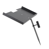 Grave Marker Stand Marker Holder Iron Anti Fade Easy Assembly Matte Finish Drain Hole Memorial Stone Plaque Stand for Loved Ones Pets - Rear View