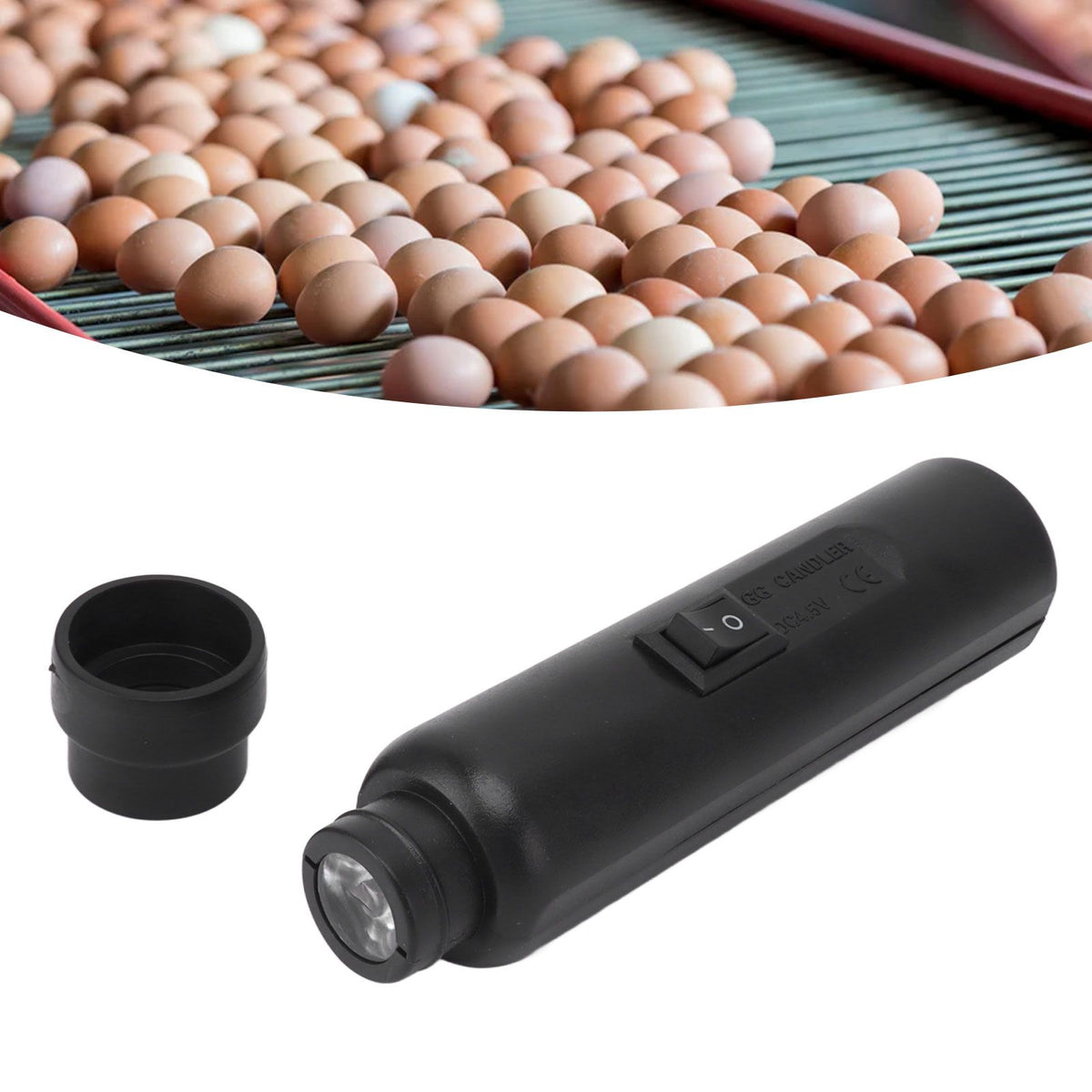 Egg Candler Stable USB ABS Cold Light LED Egg Tester for Goose Chicken Duck Eggs Incubator Accessories